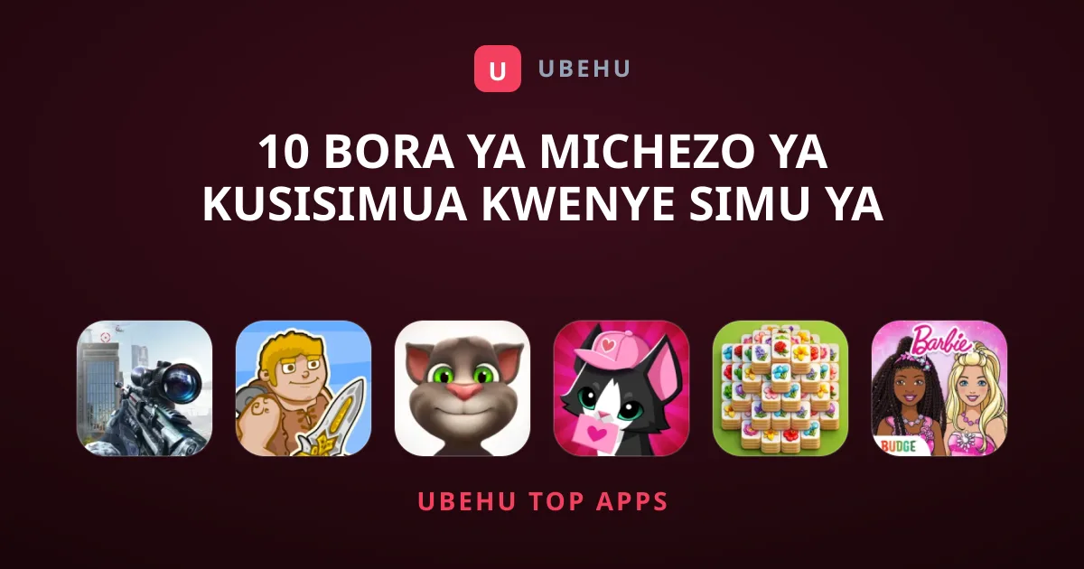 10 Bora ya Michezo ya Kusisimua Kwenye Simu ya Mkononi